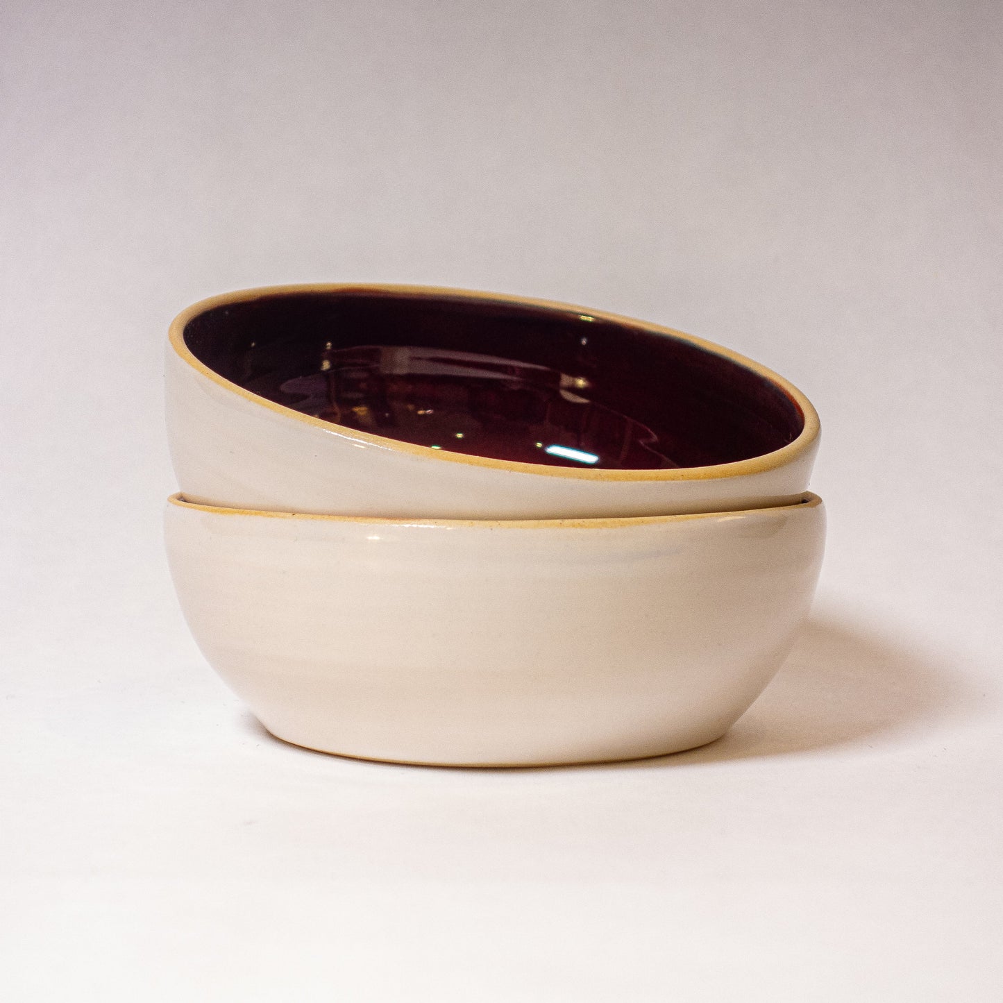 Breakfast Bowl (Burgundy)