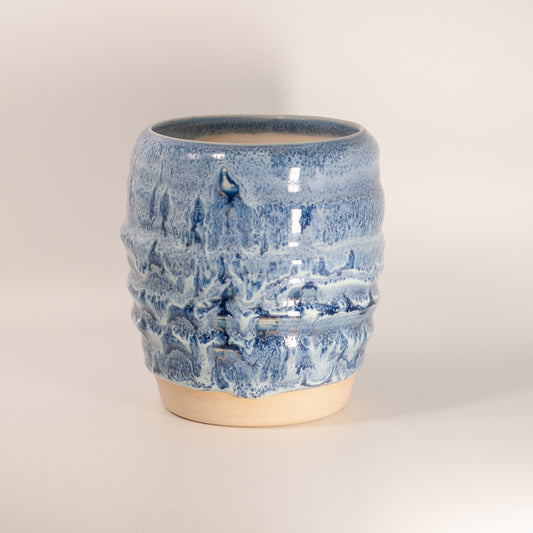 Spiral Vase (Blue)