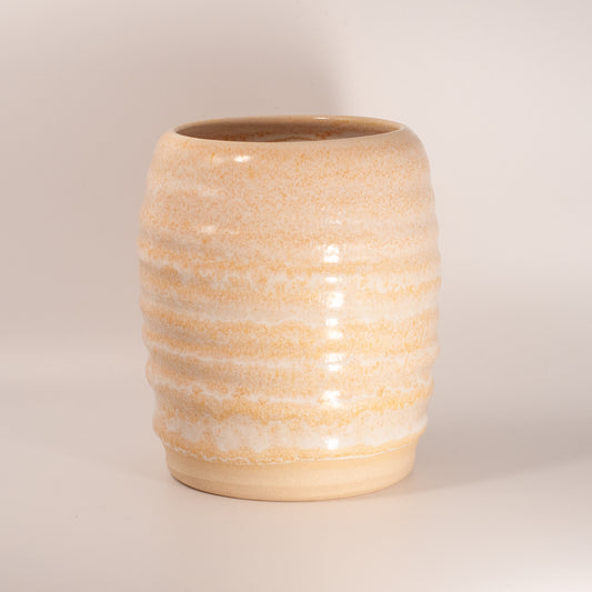 Spiral Vase (Yellow)