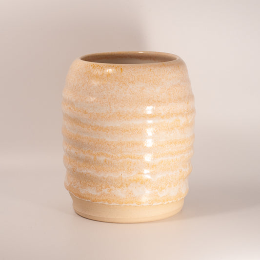Spiral Vase (Yellow)