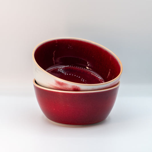 Breakfast Bowl Set/2 (Crimson)