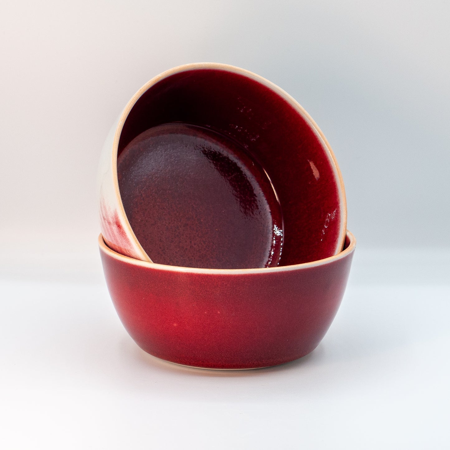 Breakfast Bowl Set/2 (Crimson)